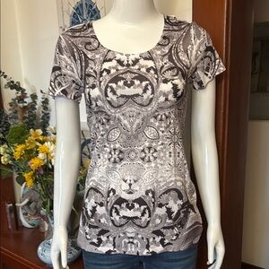 NWT Style&Co size small Elegant Paisley Print Women's Top